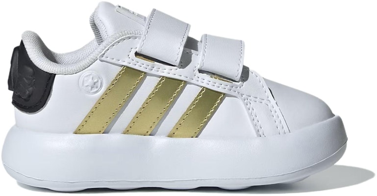 (TD) 星球大战 x 阿迪达斯 Grand Court CF I '达斯·维达与白兵-金色' IH8036 Order (TD) 星球大战 x 阿迪达斯 Grand Court CF I '达斯·维达与白兵-金色' IH8036