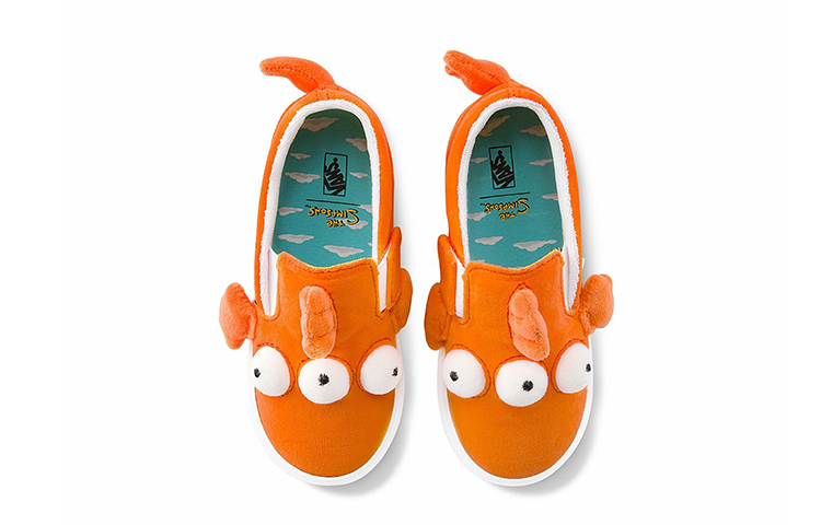 Lookbook (TD) The Simpsons x Vans Fish Slip-On 'Blinky' kasut slip-on Ikan Blinky VN0A4VJV16W