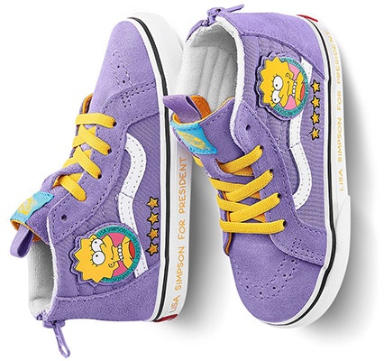 (Toddler) The Simpsons x Vans Sk8-Hi Zip 'Lisa 4 Prez' VN0A4BV117G Shop (Toddler) The Simpsons x Vans Sk8-Hi Zip 'Lisa 4 Prez' VN0A4BV117G