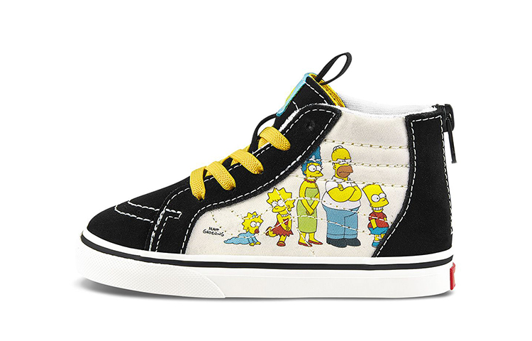 (Toddler) The Simpsons x Vans Sk8-Hi Zip 'Simpsons Family 1987-2020' VN0A4BV117E