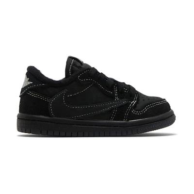 (TD) Travis Jordan 1 Low SP 'Black Phantom'