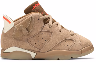 (Toddler) Travis Scott x Air Jordan 6 Retro 'British Khaki' DH0692-200 (Toddler) Travis Scott x Air Jordan 6 Retro 'British Khaki' DH0692-200