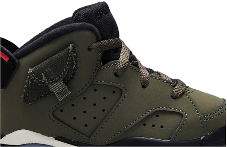 (TD) Travis Scott x Air Jordan 6 Retro 'Olive' Lelaki Kasut Hype Limited Edition CQ3567-200 Order (TD) Travis Scott x Air Jordan 6 Retro 'Olive' Lelaki Kasut Hype Limited Edition CQ3567-200