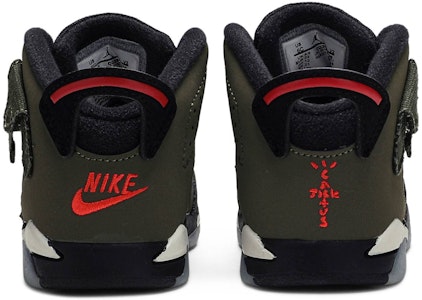 (TD) Travis Scott x Air Jordan 6 Retro 'Olive' Lelaki Kasut Hype Limited Edition CQ3567-200 Details for (TD) Travis Scott x Air Jordan 6 Retro 'Olive' Lelaki Kasut Hype Limited Edition CQ3567-200
