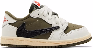 (Toddler) Travis Scott x Air Jordan Air 1 Low OG SP 'Medium Olive' DO5441-200 (Toddler) Travis Scott x Air Jordan Air 1 Low OG SP 'Medium Olive' DO5441-200