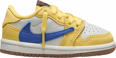 (Toddler) Travis Scott x Air Jordan Air 1 Retro Low OG SP 'Canary' DZ5908-700 (Toddler) Travis Scott x Air Jordan Air 1 Retro Low OG SP 'Canary' DZ5908-700