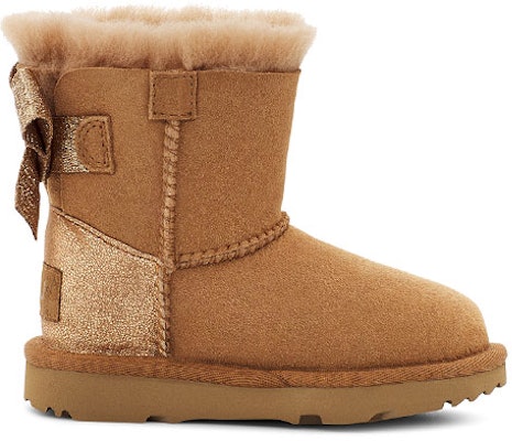(Preschool) UGG Mini Bailey Bow Glitz 'Brown Beige' 1123617T-CHE Order (Preschool) UGG Mini Bailey Bow Glitz 'Brown Beige' 1123617T-CHE