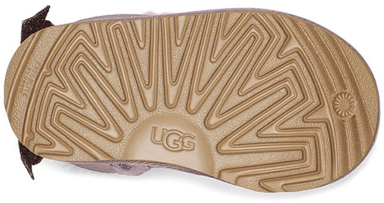 (Preschool) UGG Mini Bailey Bow Glitz 'Brown Beige' 1123617T-CHE Details for (Preschool) UGG Mini Bailey Bow Glitz 'Brown Beige' 1123617T-CHE
