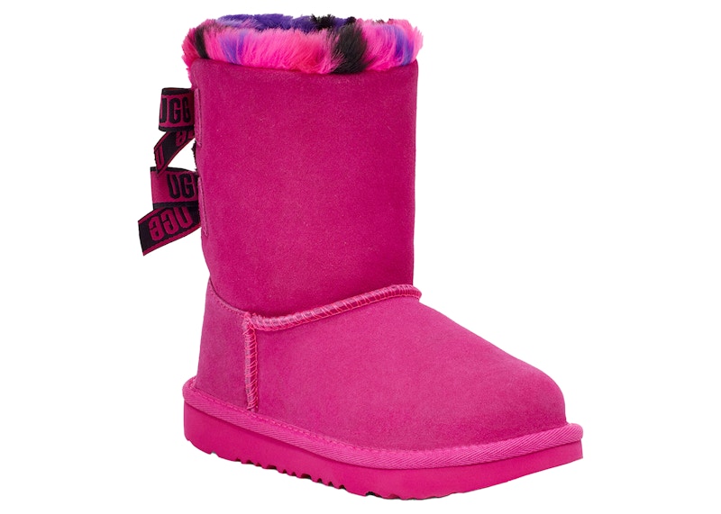 Lookbook UGG 牛反絨 簡潔時尚 高筒 雪地靴 女款 玫瑰紅色