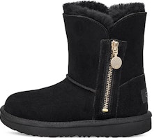 (Preschool) UGG Bailey Zip Short Black 1123613T-BLK (Preschool) UGG Bailey Zip Short Black 1123613T-BLK