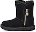 Buy (Preschool) UGG Bailey Zip Short Black 1123613T-BLK