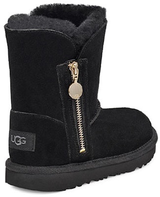 (Preschool) UGG Bailey Zip Short Black 1123613T-BLK Shop (Preschool) UGG Bailey Zip Short Black 1123613T-BLK