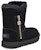 (Preschool) UGG Bailey Zip Short Black 1123613T-BLK