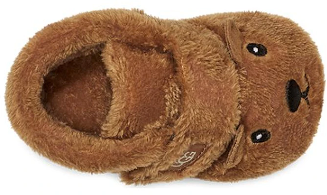 嬰童 UGG 織物 圓頭魔術貼 低幫 學步鞋 栗色 Lookbook 嬰童 UGG 織物 圓頭魔術貼 低幫 學步鞋 栗色