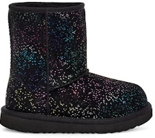 (Toddler) UGG Classic II Shimmer Sky Boot Black Rainbow Metallic 1157708T-BWM (Toddler) UGG Classic II Shimmer Sky Boot Black Rainbow Metallic 1157708T-BWM