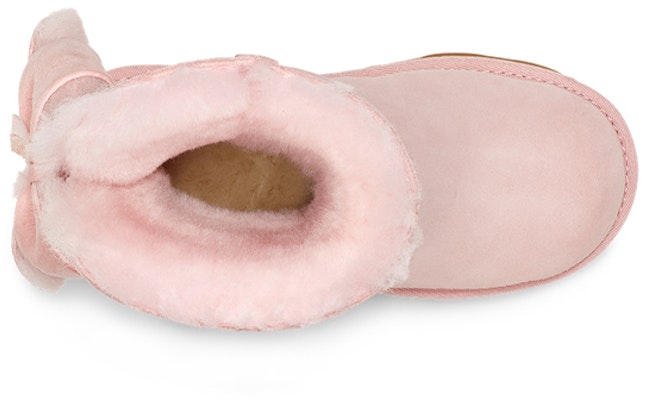 (Preschool) UGG Classic Mini II Cuffed Bow Pink Fleece Lined 1112298T-PCD Shop (Preschool) UGG Classic Mini II Cuffed Bow Pink Fleece Lined 1112298T-PCD