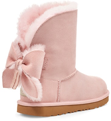 (Preschool) UGG Classic Mini II Cuffed Bow Pink Fleece Lined 1112298T-PCD Purchase (Preschool) UGG Classic Mini II Cuffed Bow Pink Fleece Lined 1112298T-PCD