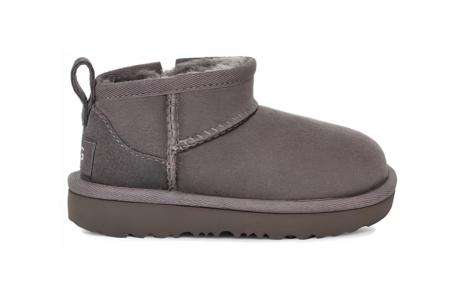 Order (TD) UGG But Ultra Mini Klasik 'Kelabu' 1130750T-GREY