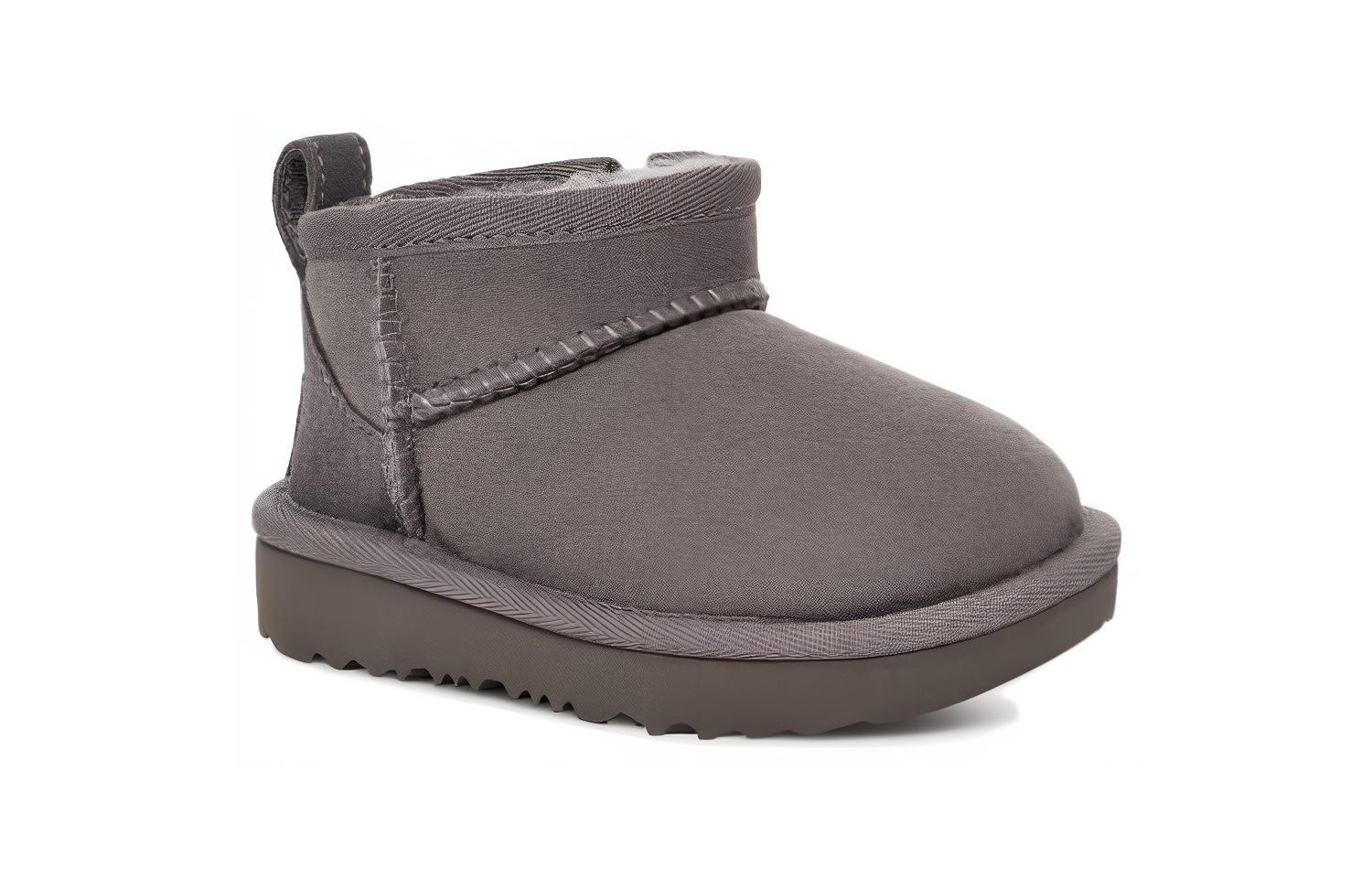 Lookbook (TD) UGG But Ultra Mini Klasik 'Kelabu' 1130750T-GREY