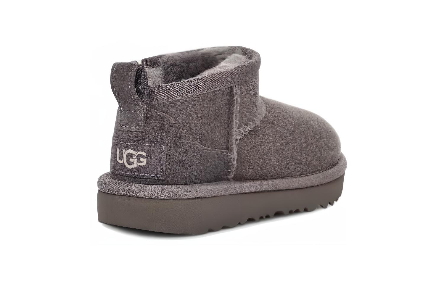 Shop (TD) UGG But Ultra Mini Klasik 'Kelabu' 1130750T-GREY