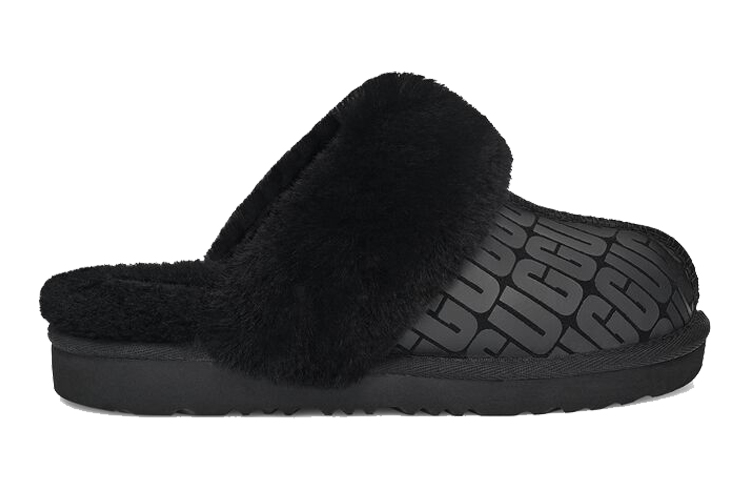 Order (Toddler) UGG Cozy II 'Logo Black' 1129492K-BLK