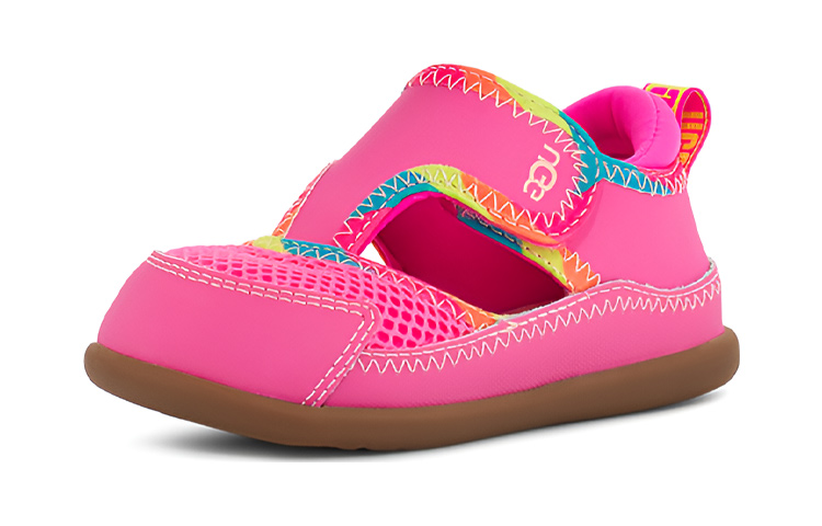 Order (TD) UGG Delta Dichte Teen Sandalen ''Pink Rainbow'' 1117242T-PINK