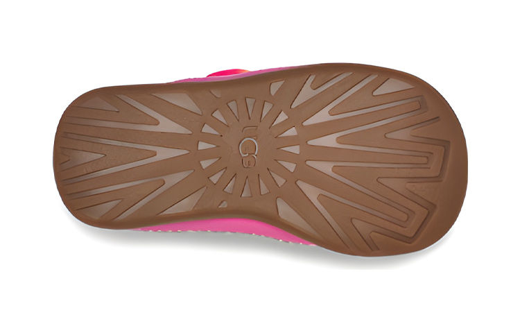 Purchase (TD) UGG Delta Dichte Teen Sandalen ''Pink Rainbow'' 1117242T-PINK