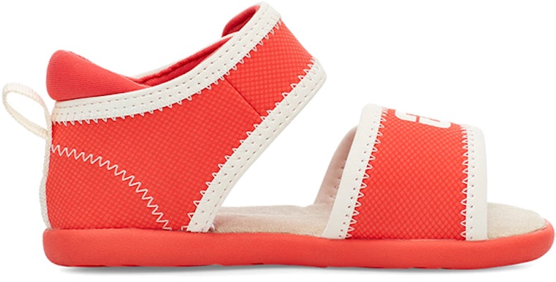 (Toddler) UGG Delta Velcro Comfort Casual Sandals 'Coral Red' 1107984T-PCRL Order (Toddler) UGG Delta Velcro Comfort Casual Sandals 'Coral Red' 1107984T-PCRL