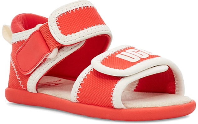 (Toddler) UGG Delta Velcro Comfort Casual Sandals 'Coral Red' 1107984T-PCRL Lookbook (Toddler) UGG Delta Velcro Comfort Casual Sandals 'Coral Red' 1107984T-PCRL