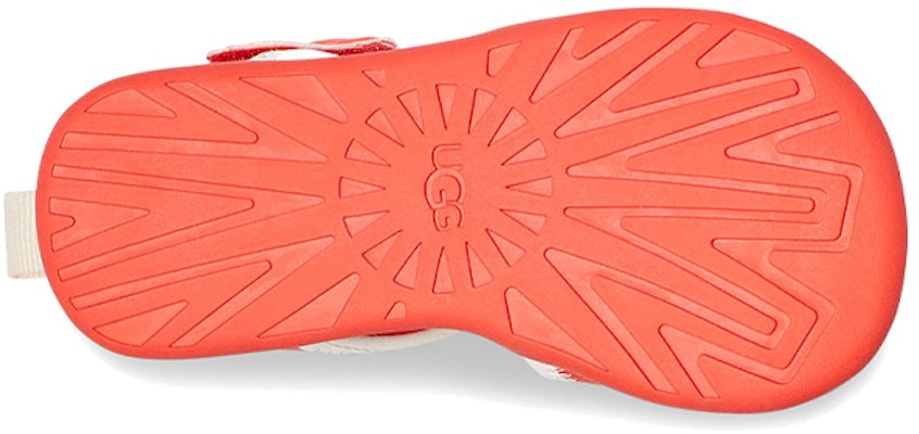 (Toddler) UGG Delta Velcro Comfort Casual Sandals 'Coral Red' 1107984T-PCRL Details for (Toddler) UGG Delta Velcro Comfort Casual Sandals 'Coral Red' 1107984T-PCRL