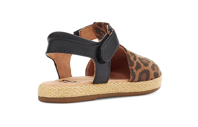 Purchase (Toddler) UGG Emmery Leopard Sandal 'Tan' 1121491T-TAN