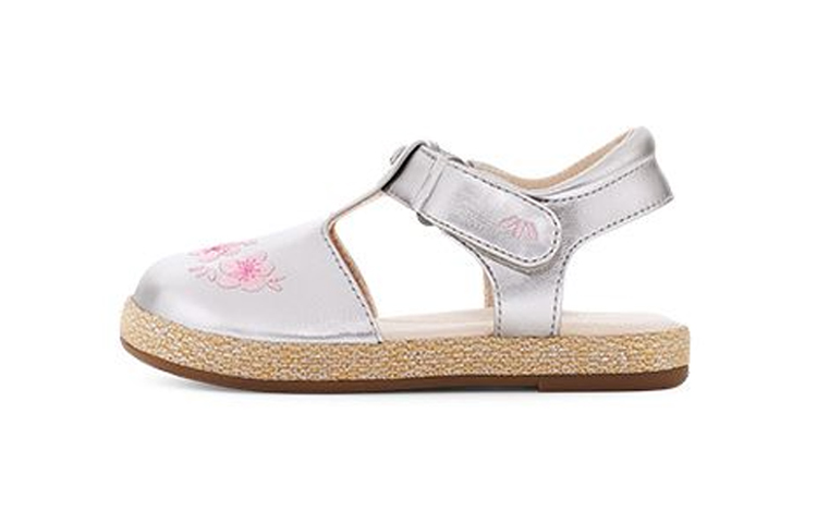 (Toddler) UGG Emmery PU 'Metallic Silver' 1118574I-SLVM