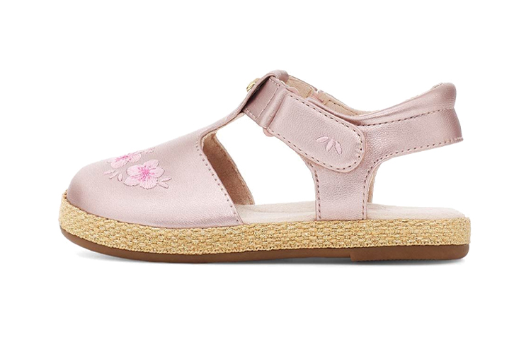 (Toddler) UGG Emmery Sandal 'Rose Gold Metallic' 1118574T-RGMT