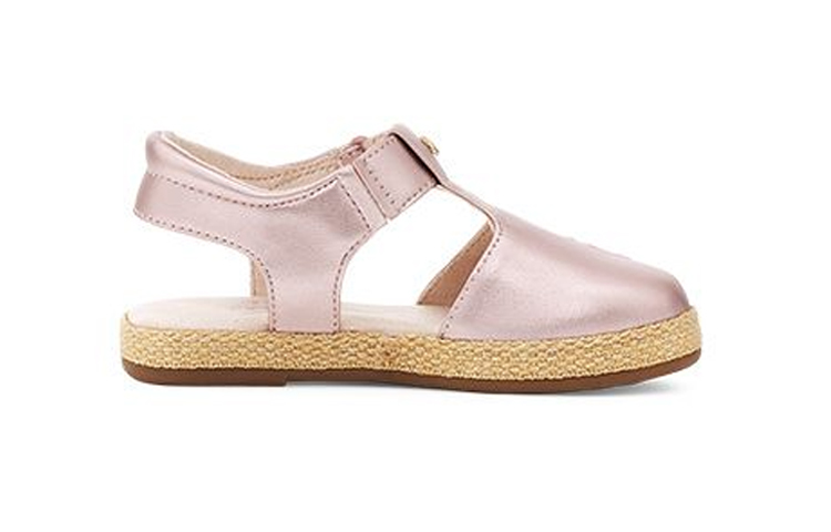 Order (TD) UGG Emmery Sandal 'Rose Gold Metallic' - Sandal Wanita Emas Mawar Berkilau 1118574I-RGMT