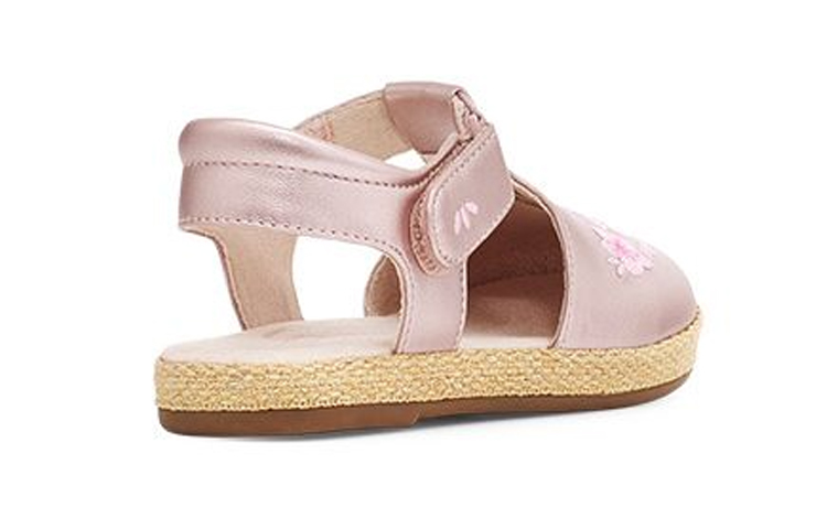Shop (TD) UGG Emmery Sandal 'Rose Gold Metallic' - Sandal Wanita Emas Mawar Berkilau 1118574I-RGMT