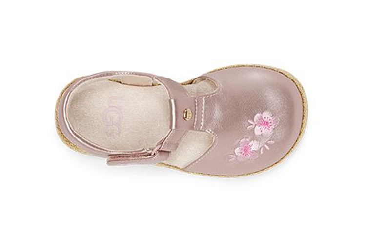 Purchase (TD) UGG Emmery Sandal 'Rose Gold Metallic' - Sandal Wanita Emas Mawar Berkilau 1118574I-RGMT
