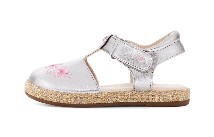 (Toddler) UGG Emmery Sandal 'Silver Metallic' 1118574T-SLVM