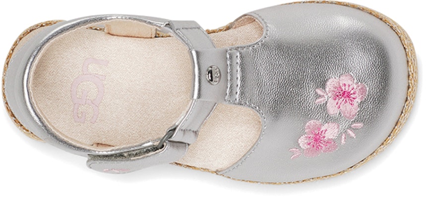 (Toddler) UGG Emmery Sandal 'Silver Metallic' 1118574T-SLVM Shop (Toddler) UGG Emmery Sandal 'Silver Metallic' 1118574T-SLVM