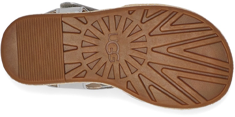 (Toddler) UGG Emmery Sandal 'Silver Metallic' 1118574T-SLVM Details for (Toddler) UGG Emmery Sandal 'Silver Metallic' 1118574T-SLVM