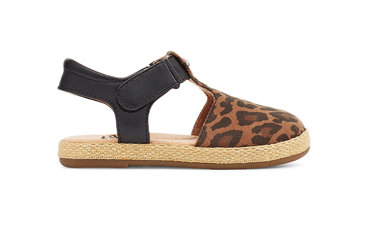 Order (Toddler) UGG Emmery Sandal 'Sunset Brown Leopard' 1121491I-TAN