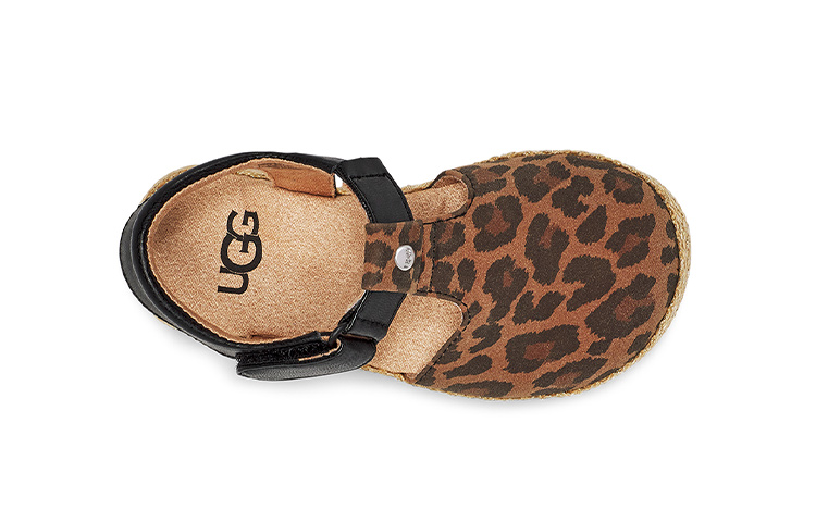 Shop (Toddler) UGG Emmery Sandal 'Sunset Brown Leopard' 1121491I-TAN
