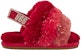 (Toddler) UGG Fluff Yeah 'Metallic Sparkle Red' 1125950I-REMU