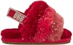 Order (Toddler) UGG Fluff Yeah 'Metallic Sparkle Red' 1125950I-REMU
