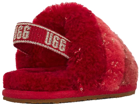 (Toddler) UGG Fluff Yeah 'Metallic Sparkle Red' 1125950I-REMU Lookbook (Toddler) UGG Fluff Yeah 'Metallic Sparkle Red' 1125950I-REMU