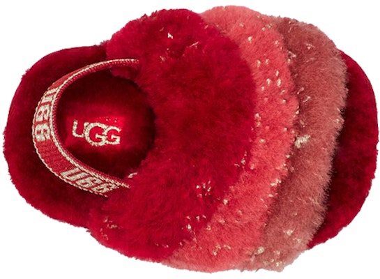 (Toddler) UGG Fluff Yeah 'Metallic Sparkle Red' 1125950I-REMU Shop (Toddler) UGG Fluff Yeah 'Metallic Sparkle Red' 1125950I-REMU