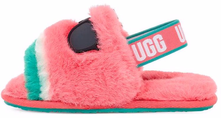 (TD) UGG Fluff Yeah 'Watermelon Stuffie' Sandal wanita pink lembut 1136516T-WTR Buy (TD) UGG Fluff Yeah 'Watermelon Stuffie' Sandal wanita pink lembut 1136516T-WTR