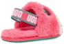 Shop (TD) UGG Fluff Yeah 'Watermelon Stuffie' - Selipar Bulu UGG 'Watermelon Stuffie' 1136516T-WTR