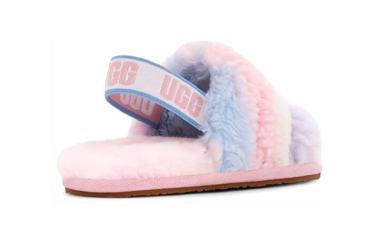Purchase (TD) UGG Fluff Yeah Slide ''Cali Collage - Pride Stripes'' - Pride Streifen Slipper 1120115T-PSTR