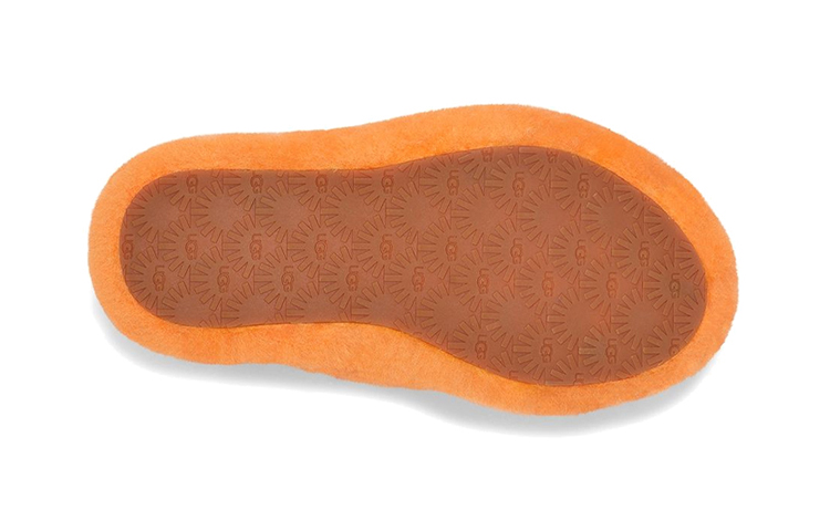 Details for (TD) UGG Fluff Yeah Slide California Poppy Alas Kaki Bulu Oranye 1120011T-CPPP