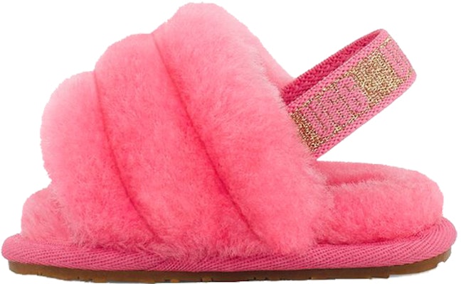 (Toddler) UGG Fluff Yeah Slide 'Glitter Pink' 1116490I-PKRS Buy (Toddler) UGG Fluff Yeah Slide 'Glitter Pink' 1116490I-PKRS